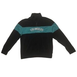 Los Angeles pullover quarter zip, blue and navy